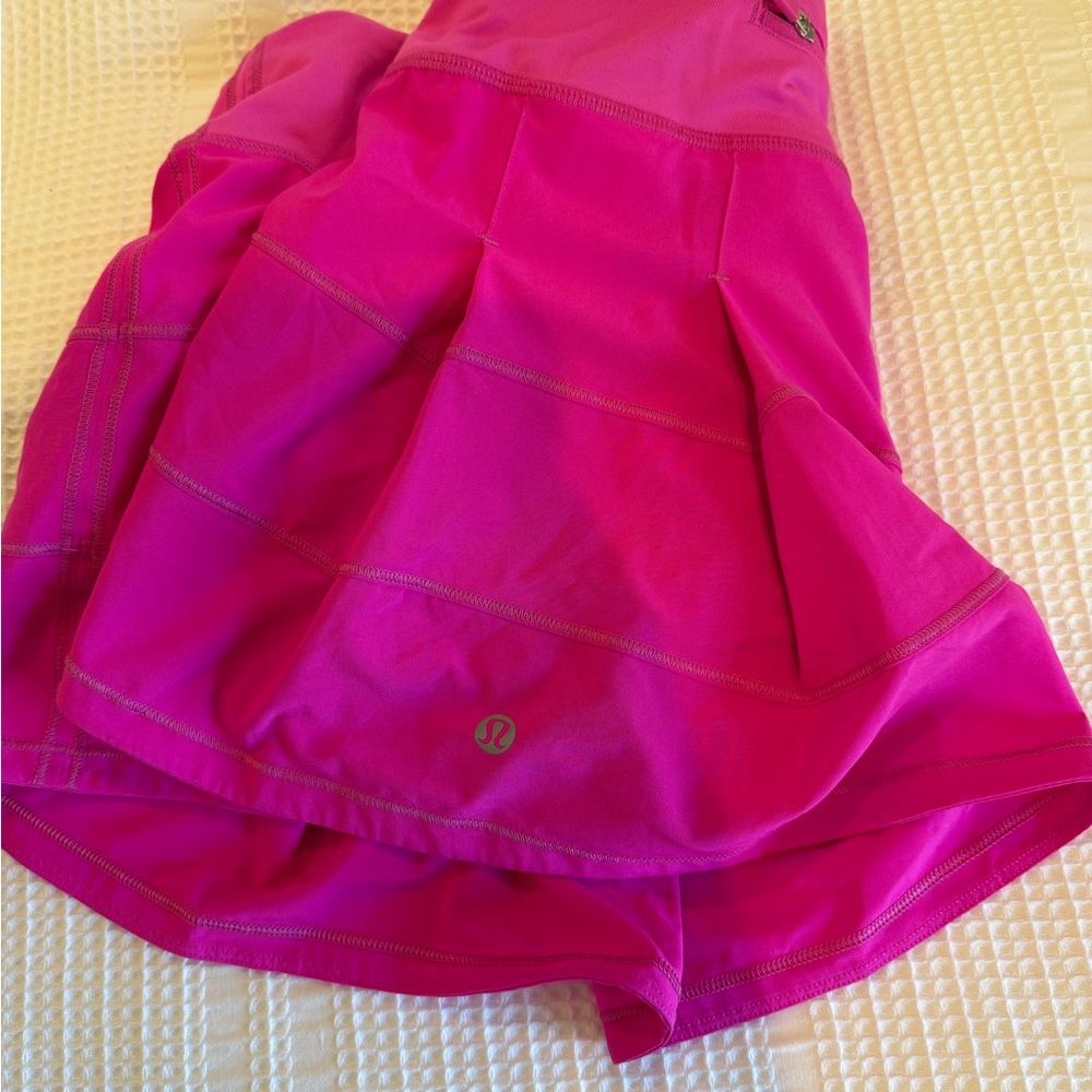 Lululemon Pace Rival Pink Athletic Skirt, size 6